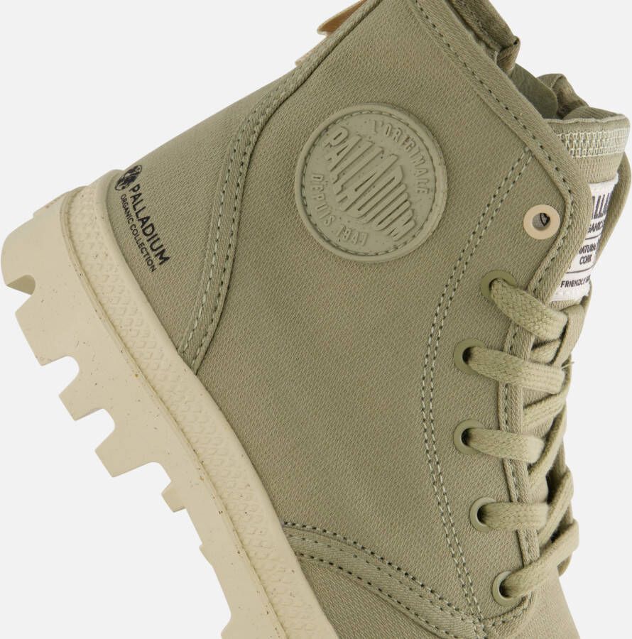 Palladium PAMPA HI ZIP ORGANIC Volwassenen Half-hoge schoenen Groen - Foto 9