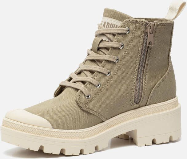 Palladium Pallabase veterboots taupe Canvas