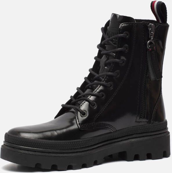 Palladium Pallatrooper Off-1 veterboots zwart Leer
