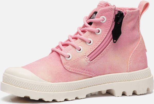 Palladium Veterboots roze Canvas