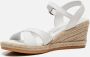 Panama Jack Benisa B803 sandalen met sleehak wit - Thumbnail 2