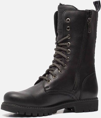 Panama Jack Fiorela B1 veterboots zwart Leer