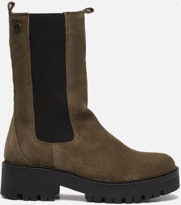 Panama Jack Grace B8 enkellaarzen taupe