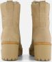 Panama Jack Stijlvolle Veterschoenen met Hakken Beige Dames - Thumbnail 4