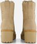Panama Jack Stijlvolle Veterschoenen met Hakken Beige Dames - Thumbnail 6