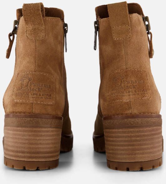 Panama Jack Pauline B13 Enkellaarsjes cognac Suede