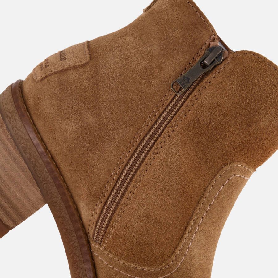 Panama Jack Pauline B13 Enkellaarsjes cognac Suede