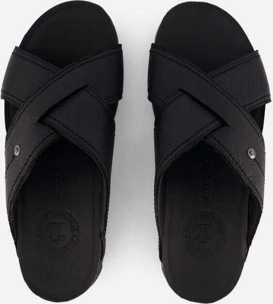 Panama Jack Salman C14 Slippers zwart Leer