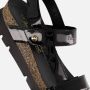 Panama Jack Casual Platte Sandalen met Plakband Black Dames - Thumbnail 7