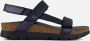 Panama Jack Glanzende Platte Sandalen Blue Dames - Thumbnail 9