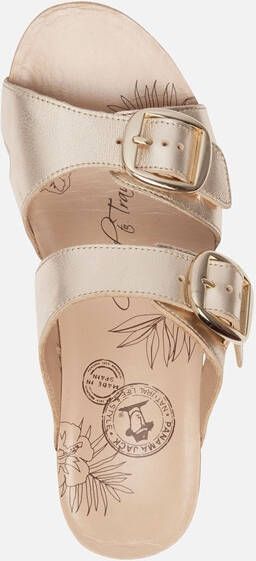 Panama Jack Shirley slippers goud