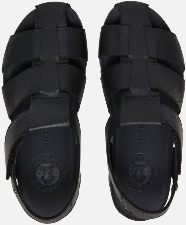 Panama Jack Stanley C2 Sandalen zwart Leer