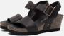 Panama Jack Vega B1 Sandalen zwart Leer Dames - Thumbnail 15