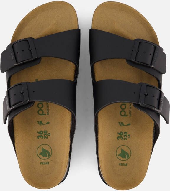 Papillio Birkenstock Arizona Slippers zwart