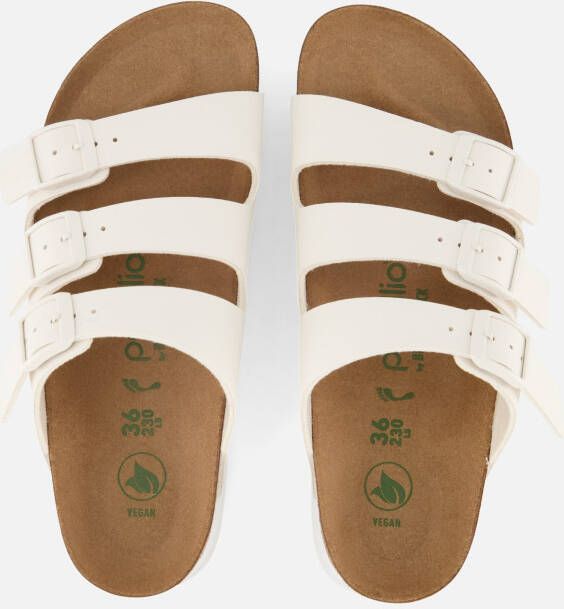 Papillio Birkenstock Florida Slippers wit