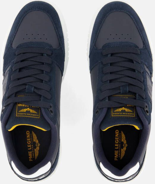 PME Legend Brycepoint Sneakers blauw Imitatieleer