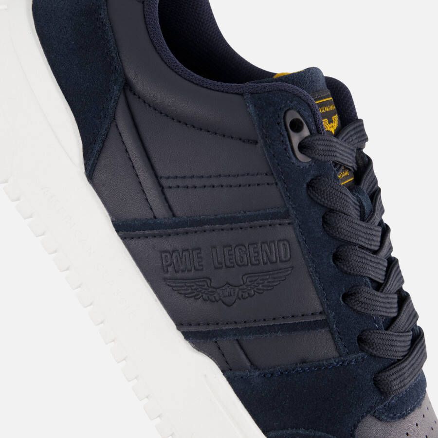 PME Legend Brycepoint Sneakers blauw Imitatieleer