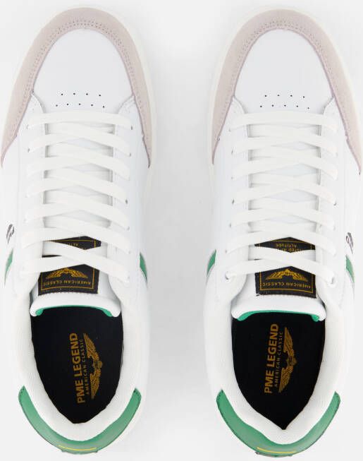 PME Legend Eclipse Sneakers wit Imitatieleer