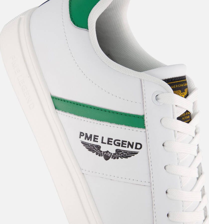 PME Legend Eclipse Sneakers wit Imitatieleer