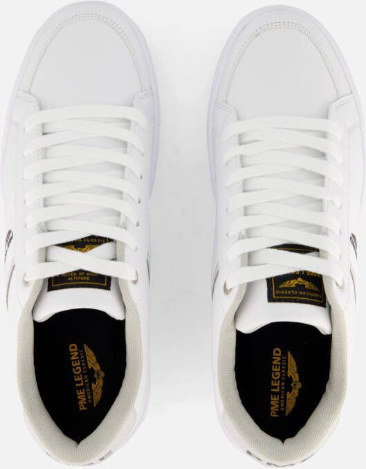 PME Legend Eclipse Sneakers wit Imitatieleer