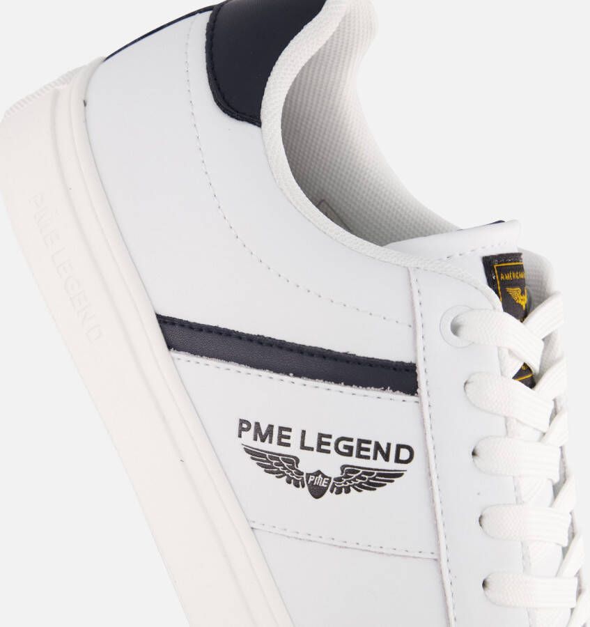 PME Legend Eclipse Sneakers wit Imitatieleer