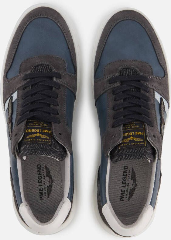 PME Legend Freightman Sneakers blauw Imitatieleer