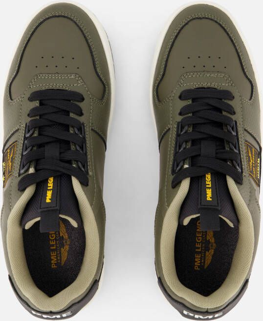 PME Legend Gobbler Sneakers groen Leer