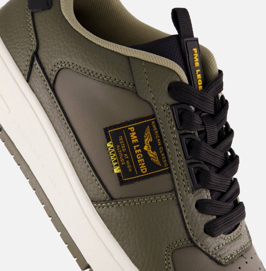 PME Legend Gobbler Sneakers groen Leer