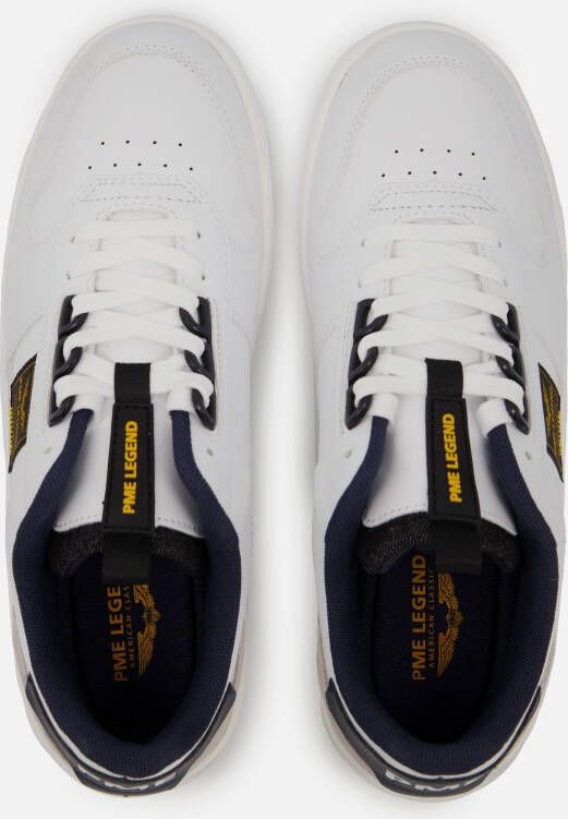 PME Legend Gobbler Sneakers wit Imitatieleer