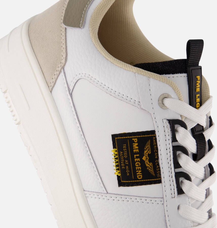 PME Legend Gobbler Sneakers wit Imitatieleer