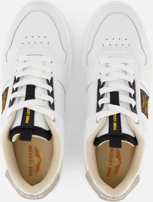 PME Legend Gobbler Sneakers wit Imitatieleer