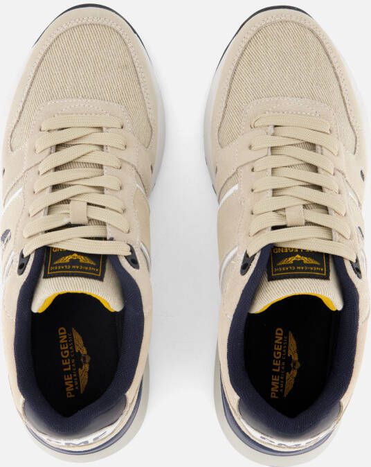 PME Legend Jet Lifter Sneakers beige Imitatieleer