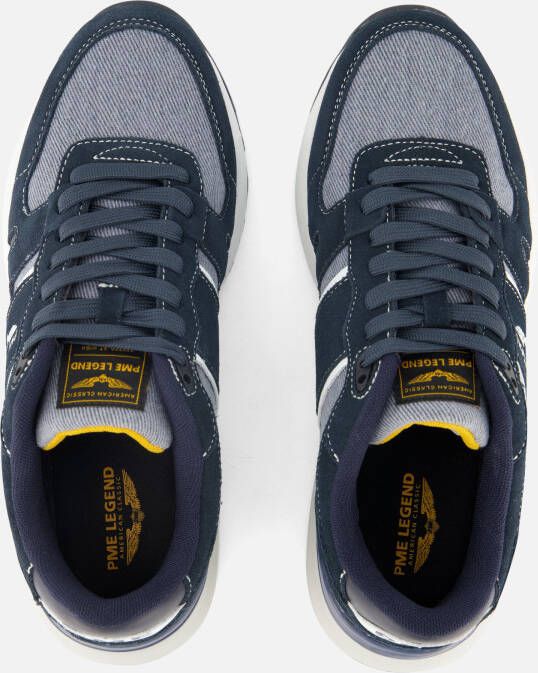 PME Legend Jet Lifter Sneakers blauw Imitatieleer