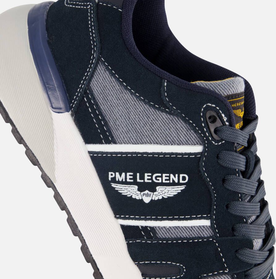 PME Legend Jet Lifter Sneakers blauw Imitatieleer