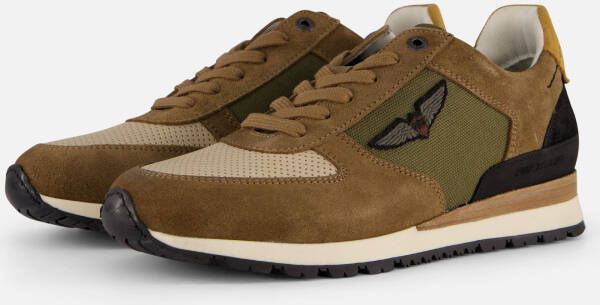 PME Legend Lockster Sneakers groen Leer