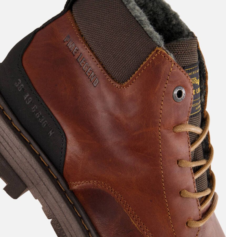 PME Legend Throtman Veterboots cognac Leer