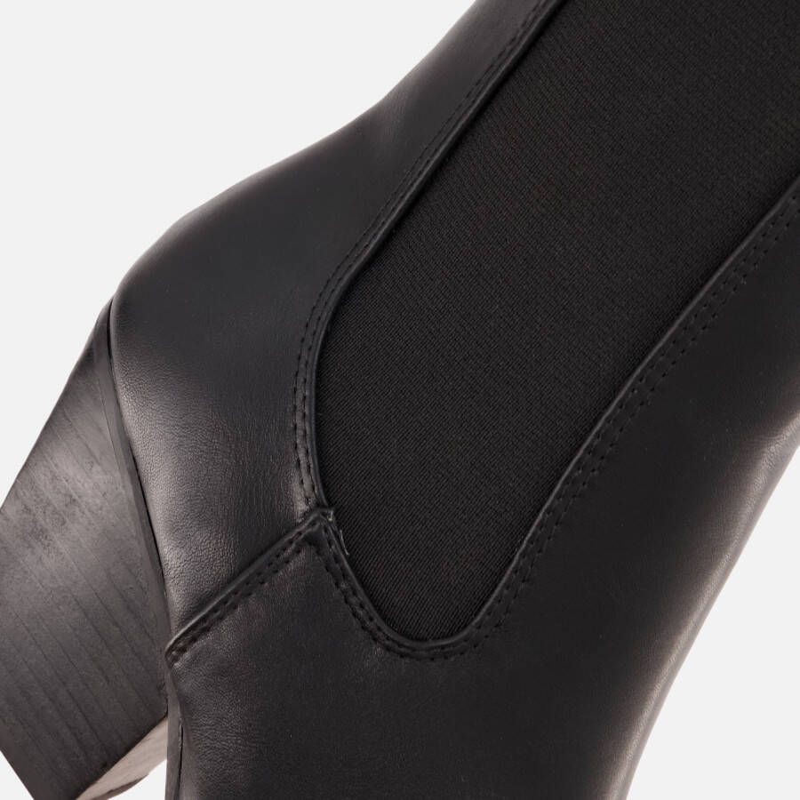 POSH by Poelman Chelsea boots met hak zwart Pu