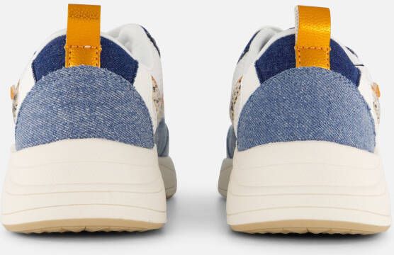 POSH by Poelman Denim Sneakers blauw Textiel