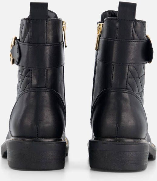 POSH by Poelman Enkellaarsjes zwart Synthetisch Schoenen