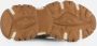 POSH by Poelman Glitter Sneakers beige Textiel Dames - Thumbnail 5