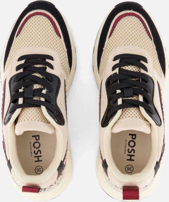 POSH by Poelman Sneakers beige Synthetisch