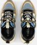 POSH by Poelman Sneakers blauw Textiel Dames - Thumbnail 3