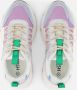 POSH by Poelman Sneakers blauw Textiel - Thumbnail 3
