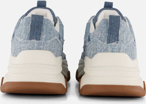 POSH by Poelman Sneakers denim blauw Textiel