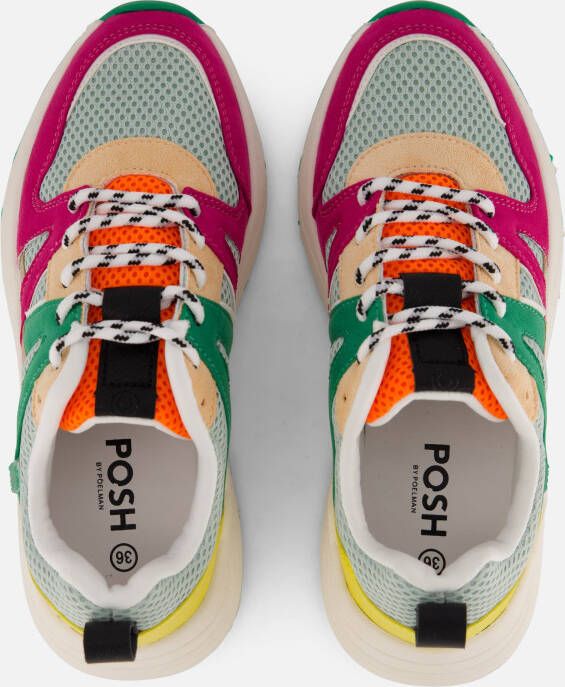 POSH by Poelman Sneakers groen Synthetisch