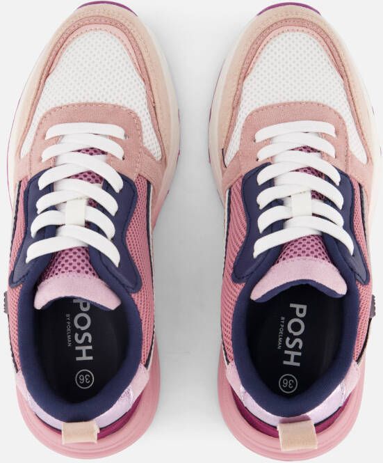 POSH by Poelman Sneakers paars Synthetisch