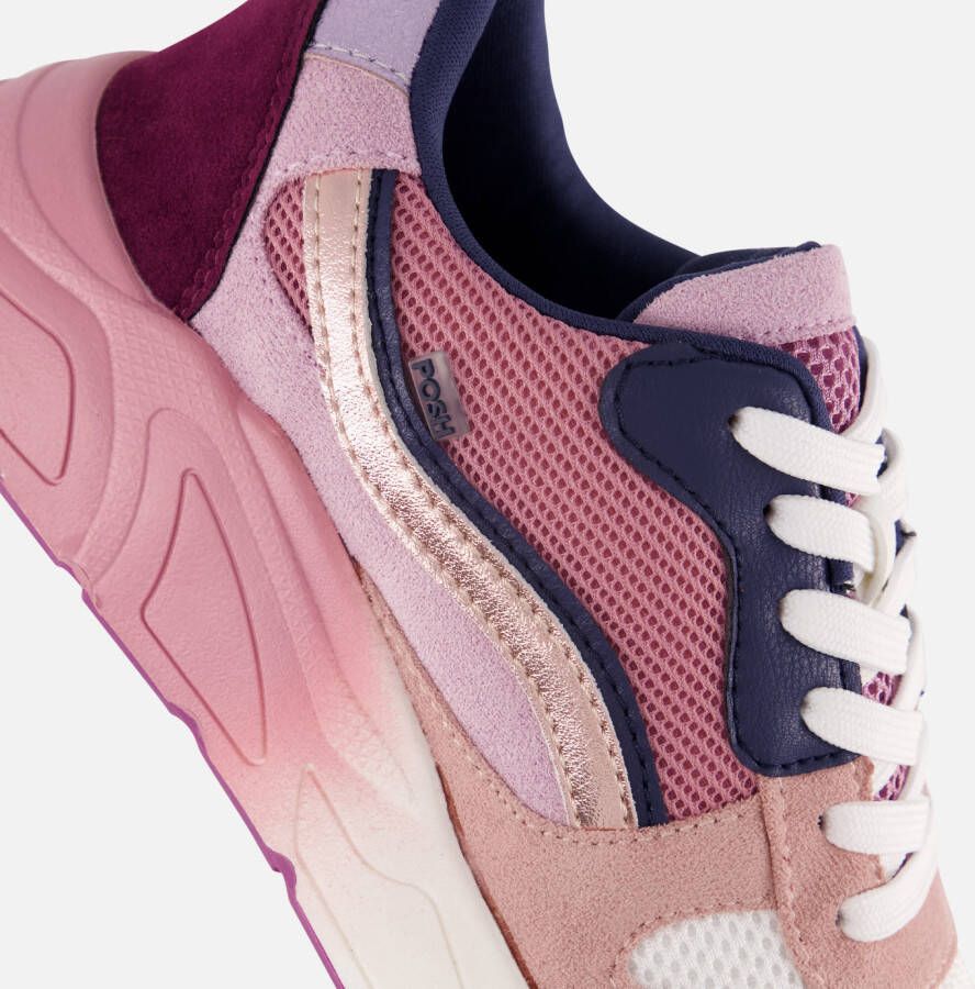 POSH by Poelman Sneakers paars Synthetisch