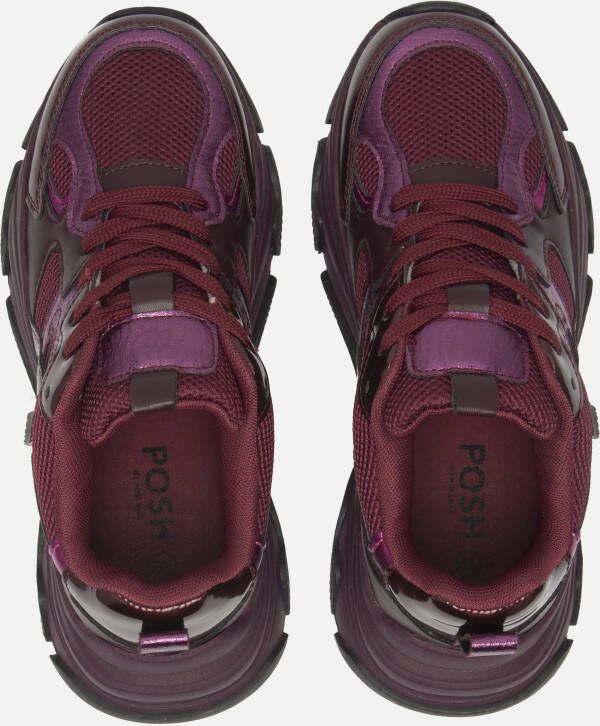 POSH by Poelman Sneakers rood Synthetisch