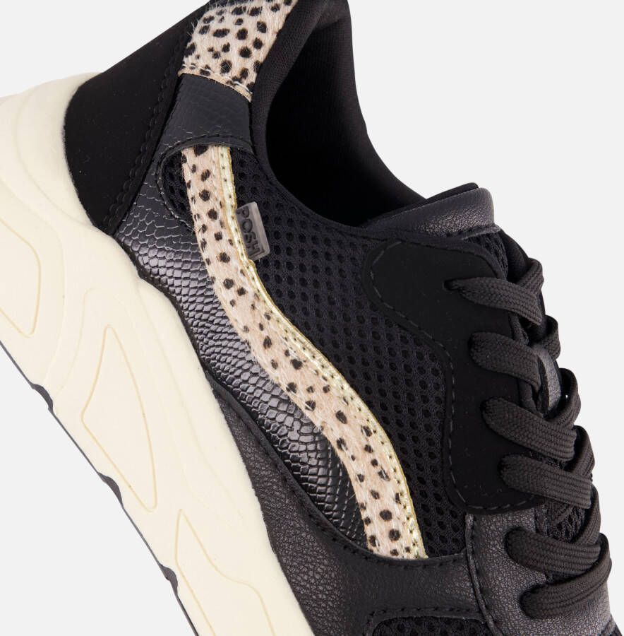 POSH by Poelman Sneakers zwart Synthetisch