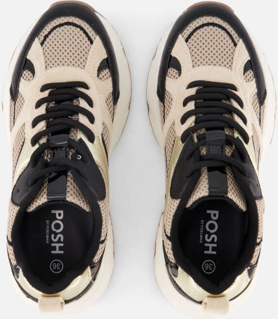POSH by Poelman Sneakers zwart Synthetisch
